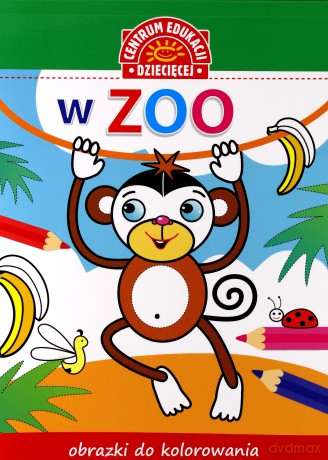Obrazki do kolorowania W ZOO [KSIĄŻKA]