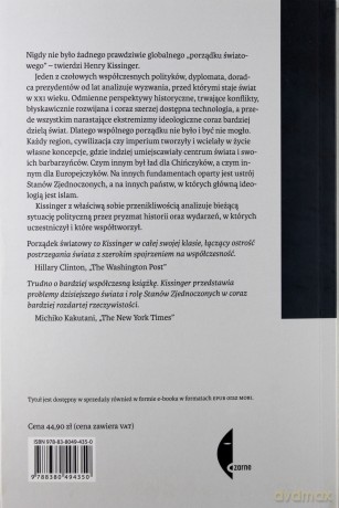 Porządek światowy - Henry Kissinger [KSIĄŻKA]