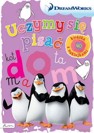 Uczymy się pisać. Książka z naklejkami Dreamworks [KSIĄŻKA]