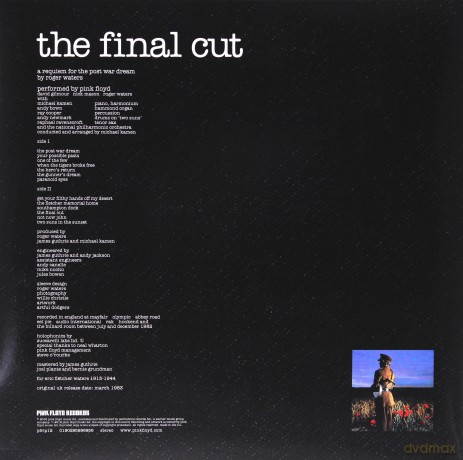 Pink Floyd: Final Cut [Winyl]