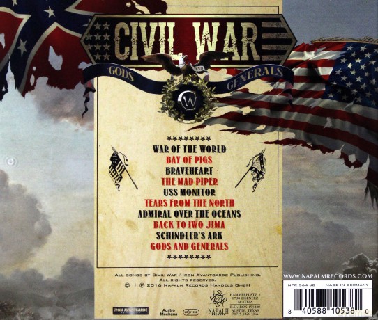 Civil War: Gods And Generals [CD]