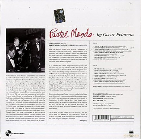 Oscar Peterson: Pastel Moods [Winyl]