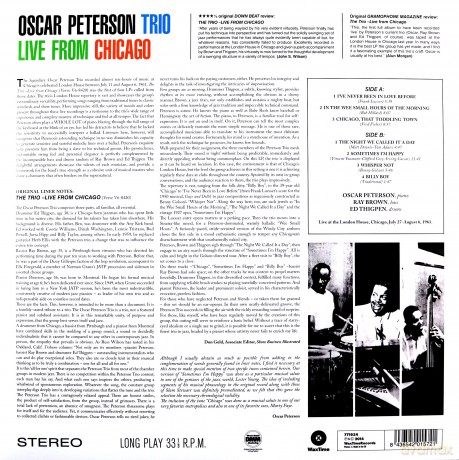 Oscar Peterson Trio: Trio Live From Chicago [Winyl]
