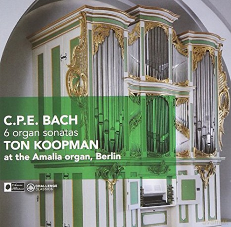 Ton Koopman: Carl Philipp Emanuel Bach: 6 organ sonatas [CD]