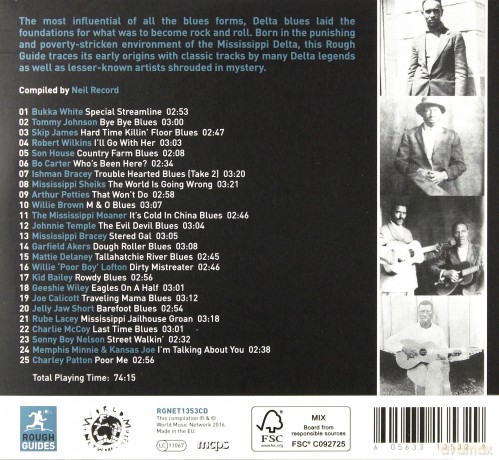 The Rough Guide To Delta Blues [CD]