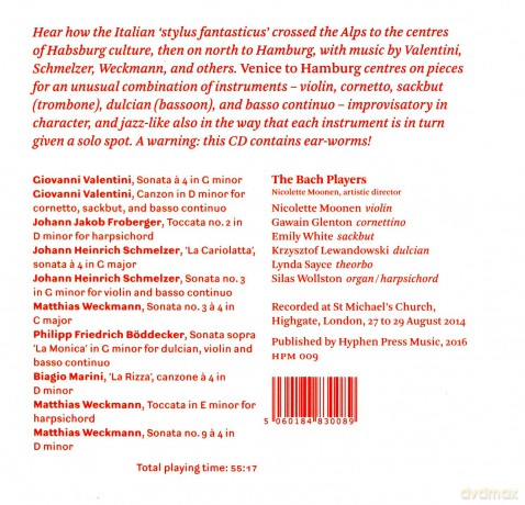 The Bach Players: Venice to Hamburg [CD]
