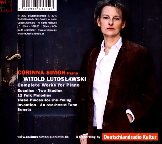 Corinna Simon: Witold Lutoslawski: Complete Piano Works [CD]