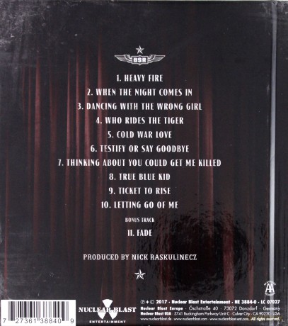 Black Star Riders: Heavy Fire (Limited) [CD]