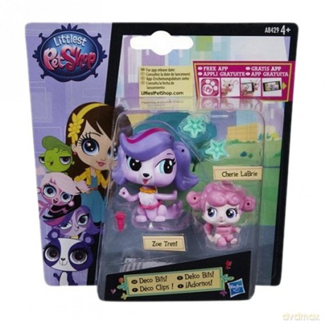 Littlest Pet Shop Zwierzaki z akcesoriami Zoe Trent i Cherie LaBrie [FIGURKA]