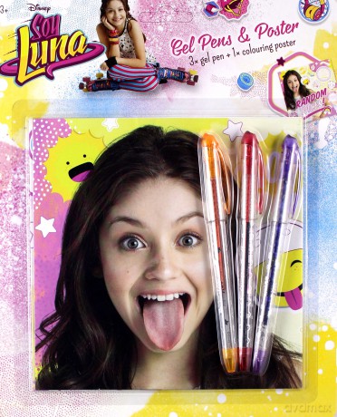 Soy Luna 3 żelowe długopisy+ plakat