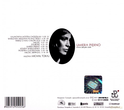 Aga Zaryan: Umiera piękno (digipack) [CD]
