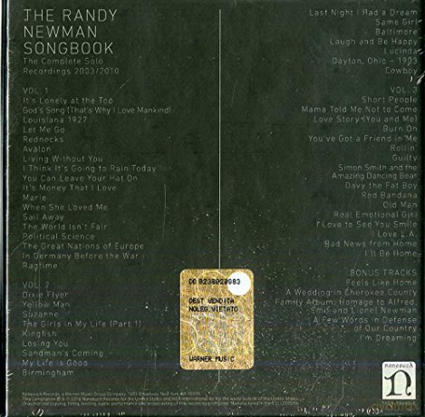 Randy Newman: The Randy Newman Songbook [3CD]