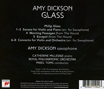 Amy Dickson: Glass [CD]