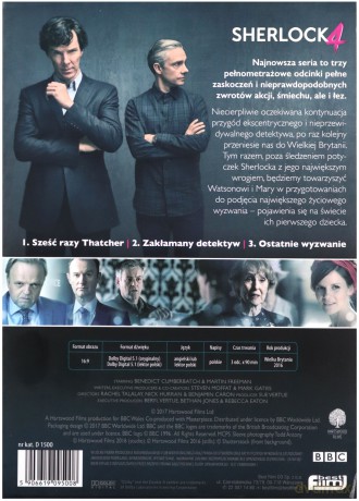 Sherlock seria 4 (BBC) [3DVD]
