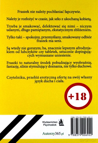Fraszki erotyczne z życia wzięte i komiczne. Cz. I - Tadeusz Frach [KSIĄŻKA]