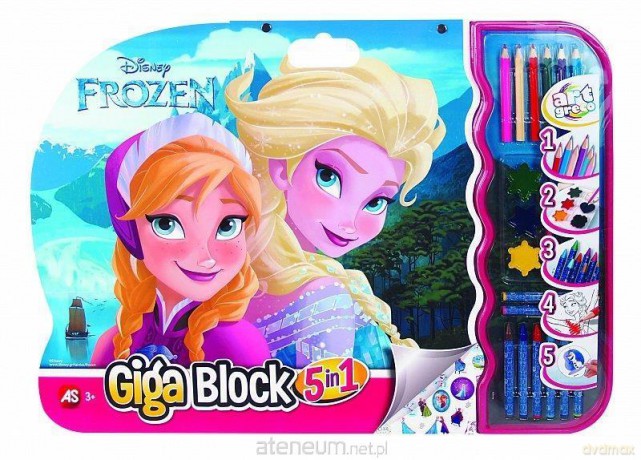 Giga Block - Zestaw dla artysty 5w1 - Frozen