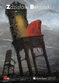 Kalendarz 2017 - Zdzisław Beksiński wzór 2 biały [KALENDARZ]
