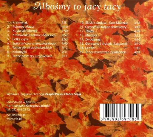 Zespół Pieśni I Tańca Śląsk: Albośmy to jacy tacy [CD]