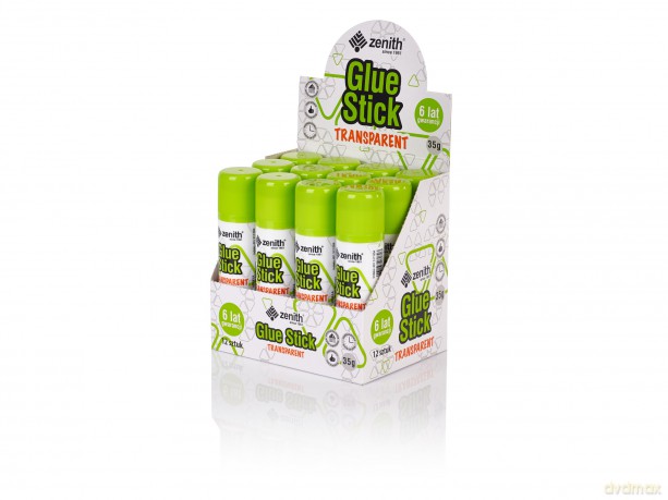Klej w sztyfcie transparent 25 g (12 szt)