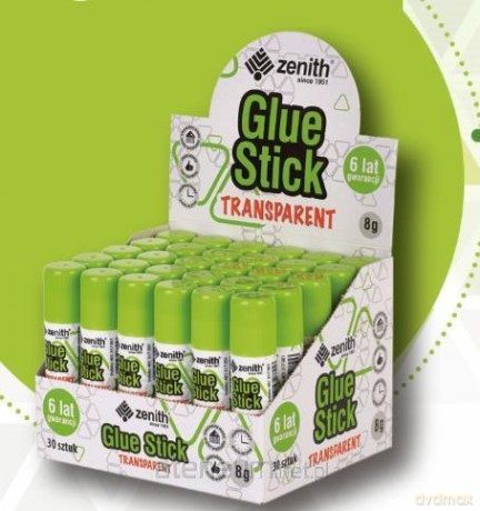 Klej w sztyfcie transparent 8 g (30 szt)