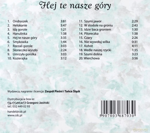 Zespół Pieśni I Tańca Śląsk: Hej te nasz góry vol. 3 [CD]