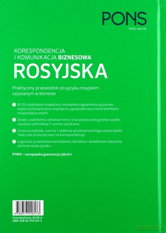 Korespondencja i komunikacja biznesowa rosyjska [KSIĄŻKA]