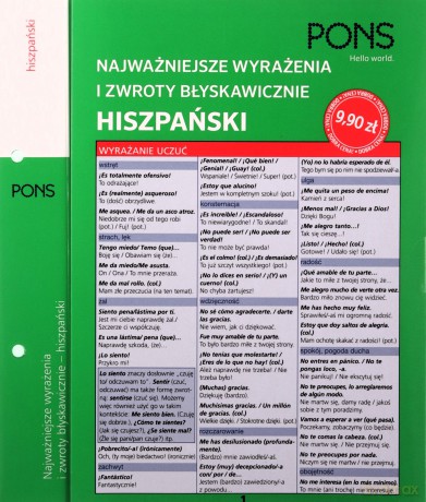 Najważniejsze wyrażenia i zw. błysk.Hiszpański [KSIĄŻKA]
