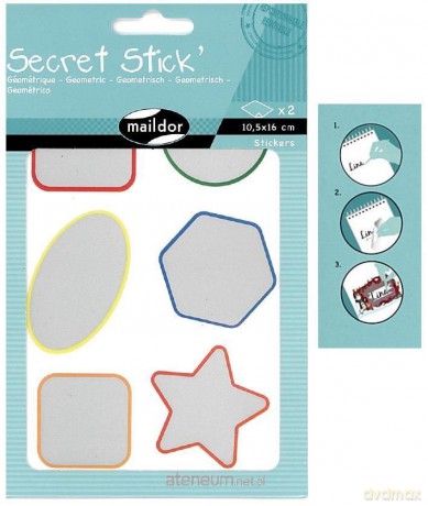 Naklejki Secret Stick' ze zdrapką