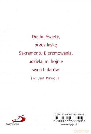 Pamiątka Sakramentu Bierzmowania [KSIĄŻKA]