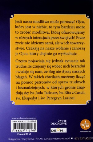 Patroni od spraw trudnych i beznadziejnych - Stanisław Mrozek [KSIĄŻKA]