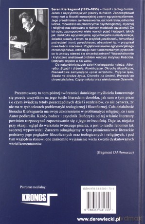 Pisma późne - Soren Kierkegaard [KSIĄŻKA]