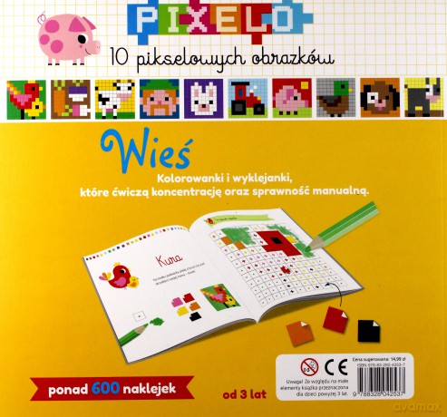 Pixelo. Wieś + 600 naklejek [KSIĄŻKA]