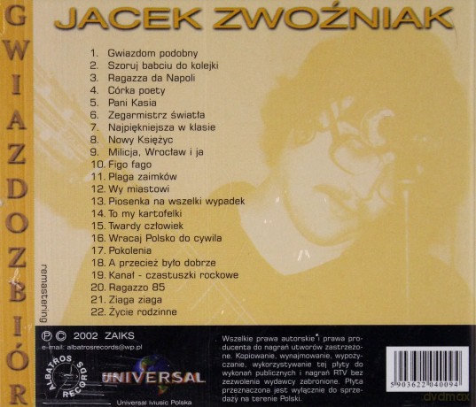 Jacek Zwoźniak: The Best [CD]
