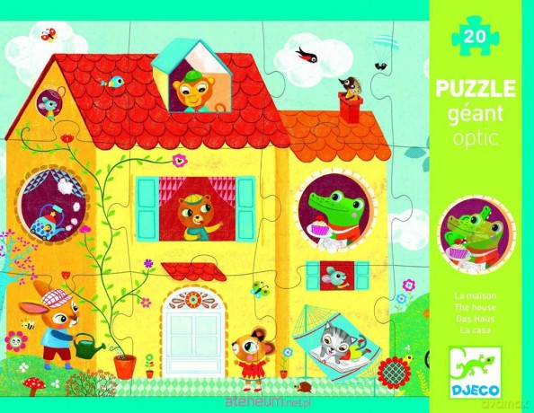 Puzzle gigant optyczne - Dom [PUZZLE]