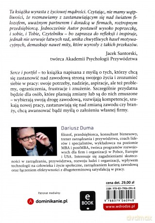 Serce i portfel. Być sobą w pracy - Dariusz Duma [KSIĄŻKA]