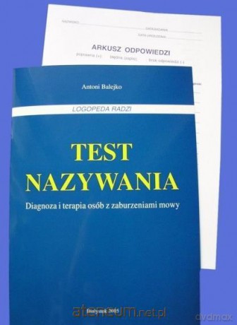 Test nazywania - Antoni Balejko [KSIĄŻKA]