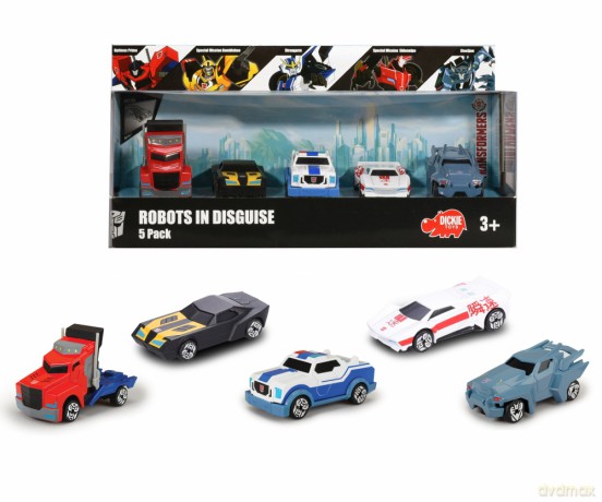 Transformers Robots in Disguise 5-pak, różne rodzaje