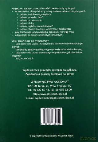 Zbiór zestaw i testów sprawdzających umiejętności matematyczne kl. 6 - Halina Murawska, Elżbieta Wilińska [KSIĄŻKA]