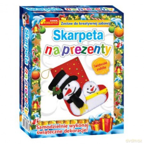 Zestaw do kreatywnej zabawy - Skarpeta na prezenty
