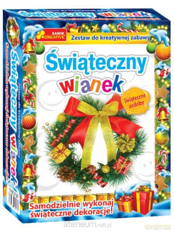 Zestaw do kreatywnej zabawy - Świąteczny wianek