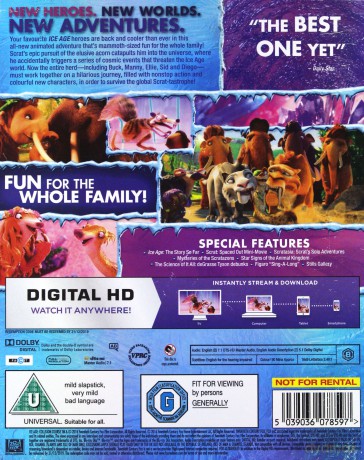 Ice Age: Collision Course (Epoka lodowcowa: Mocne uderzenie) [Blu-Ray]