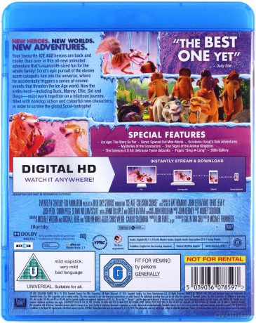 Ice Age: Collision Course (Epoka lodowcowa: Mocne uderzenie) [Blu-Ray]