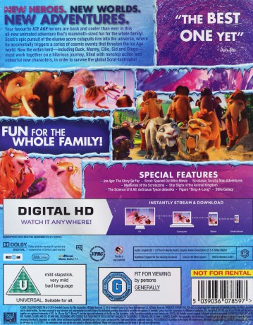 Ice Age: Collision Course (Epoka lodowcowa: Mocne uderzenie) [Blu-Ray]