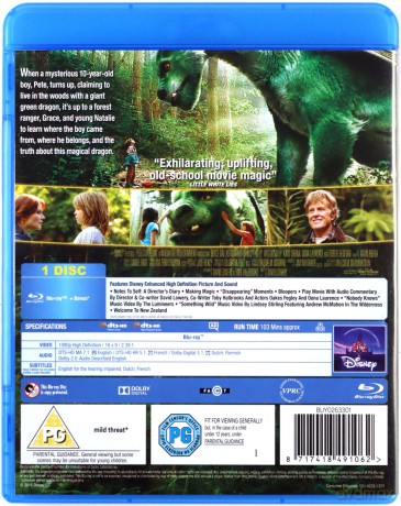 Pete's Dragon (Mój Przyjaciel Smok) [Blu-Ray]