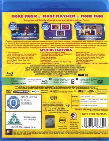 Alvin and the Chipmunks: The Squeakquel (Alvin i wiewiórki 2) [Blu-Ray]
