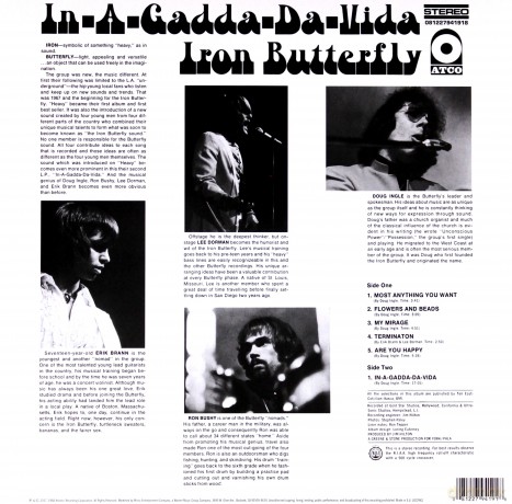 Iron Butterfly: In-A-Gadda-Da-Vida [Winyl]