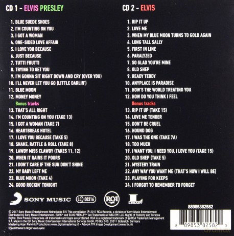 Elvis Presley: Elvis Presley Elvis [2CD]