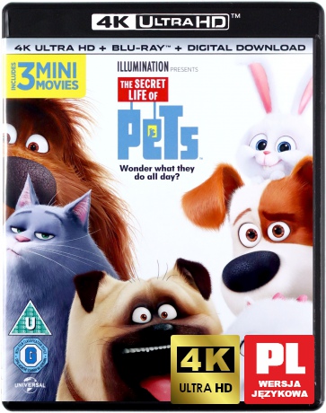 Sekretne życie zwierzaków domowych [Blu-Ray 4K]+[Blu-Ray]