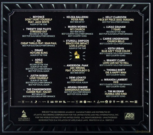 2017 Grammy Nominees [CD]