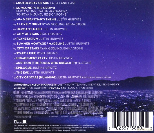La La Land soundtrack (PL) [CD]